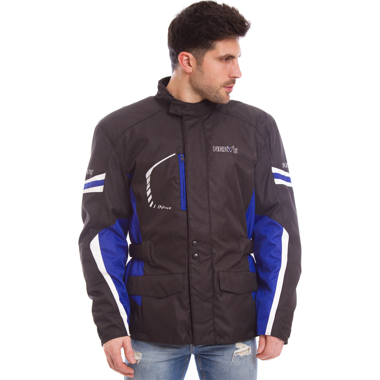 Мотокуртка текстильная с защитой NERVE MS-1194 (PL, PVC, L-3XL-46-54, черный-синий)
Мотокуртка текстильная с защитой NERVE MS-1194 (PL, PVC, L-3XL-46-54, черный-синий)