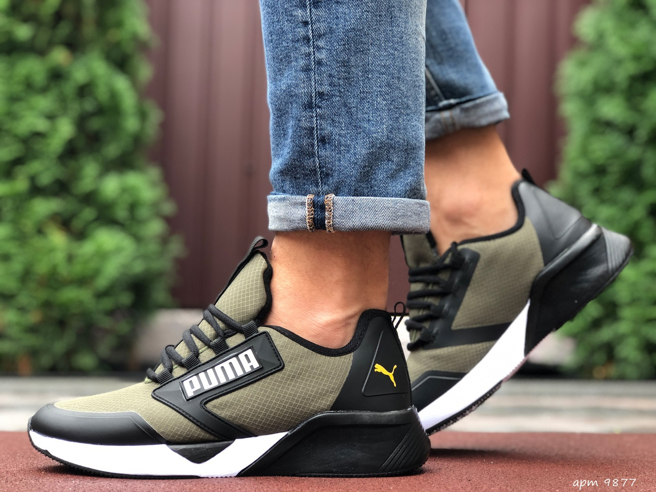 Мужские зимние кроссовки на термопрокладке в стиле Puma Hybrid Rocket, темно зеленые, Зелёный
Мужские зимние кроссовки на термопрокладке в стиле Puma Hybrid Rocket, темно зеленые, Зелёный