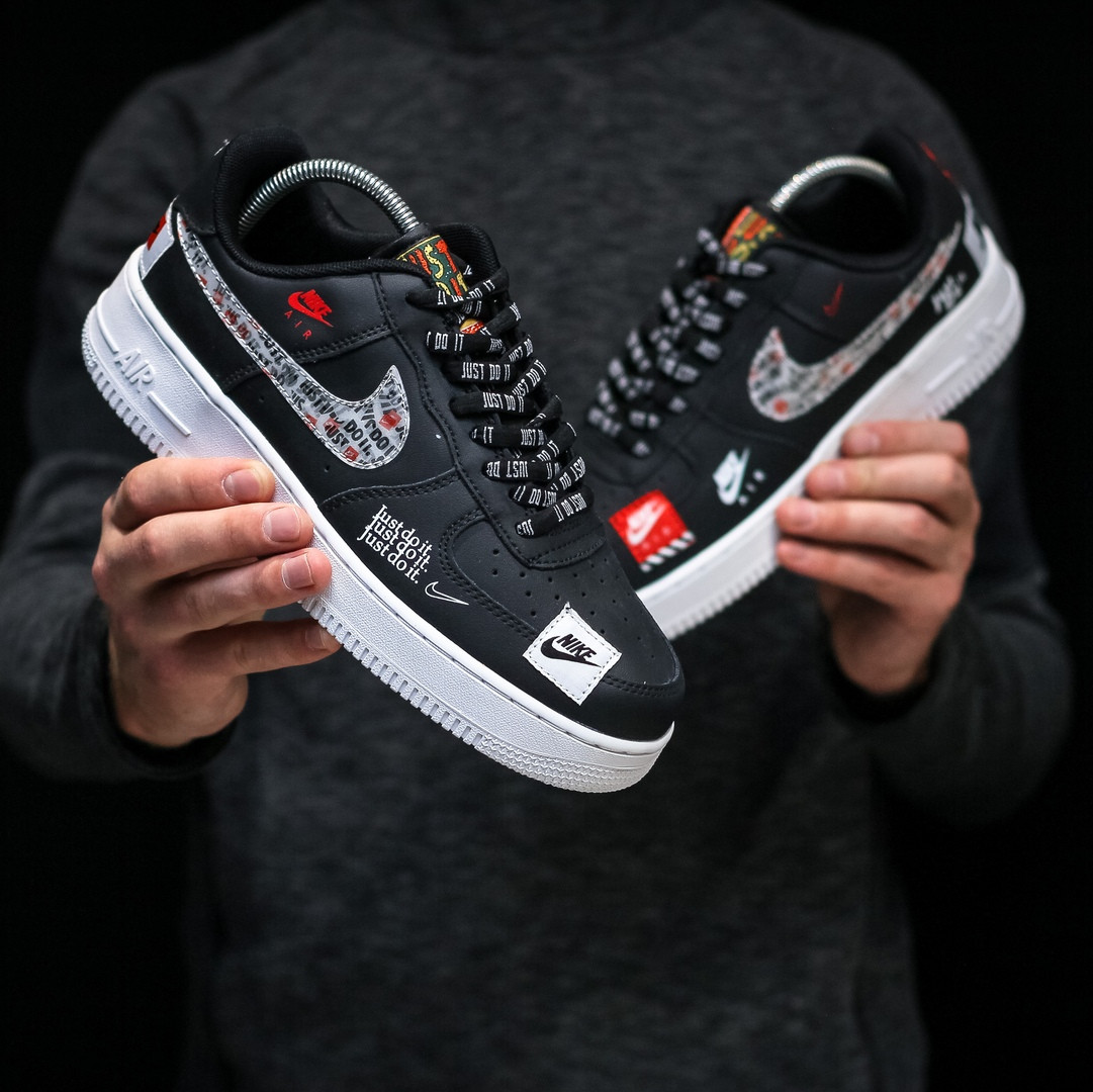 Кроссовки мужские Nike Air Force Just Do It черные, Найк Аир Форс, кожаные, прошиты, код DK-1386 42
Кроссовки мужские Nike Air Force Just Do It черные, Найк Аир Форс, кожаные, прошиты, код DK-1386 42