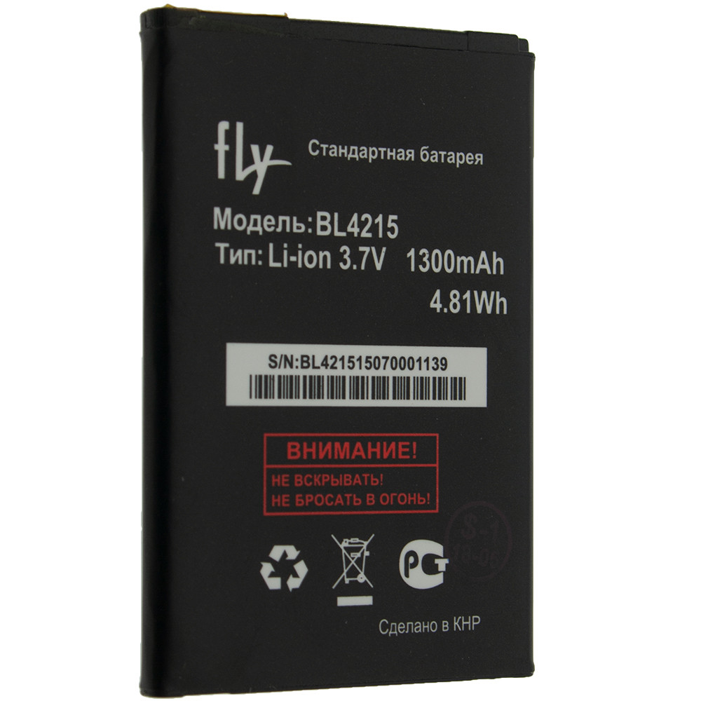 Аккумуляторная батарея BL4215 для Fly iQ115 Fly MC180 1300 mAh 00004071, КОД: 1288269
Аккумуляторная батарея BL4215 для Fly iQ115 Fly MC180 1300 mAh 00004071, КОД: 1288269
