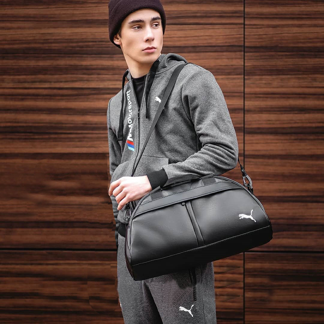 Сумка для спорта пума, Puma для тренировок. Черная с белым лого. Кожзам, Черный;другой
Сумка для спорта пума, Puma для тренировок. Черная с белым лого. Кожзам, Черный;другой