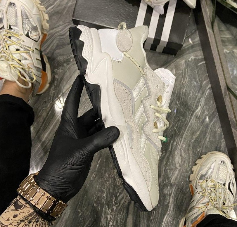 Adidas Ozweego Gray White Green | кроссовки мужские и женские; белые/серые/зелёные; осенние / весенние; пена 38EU - 24.5cm, Белый
Adidas Ozweego Gray White Green | кроссовки мужские и женские; белые/серые/зелёные; осенние / весенние; пена 38EU - 24.5cm, Белый