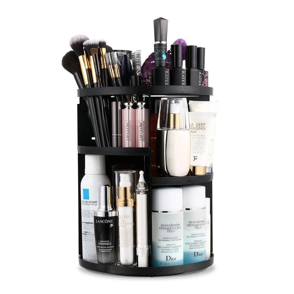 Вращающийся органайзер для косметики Cosmetic Organizer 360 Rotation 305х230 mm Черный
Вращающийся органайзер для косметики Cosmetic Organizer 360 Rotation 305х230 mm Черный