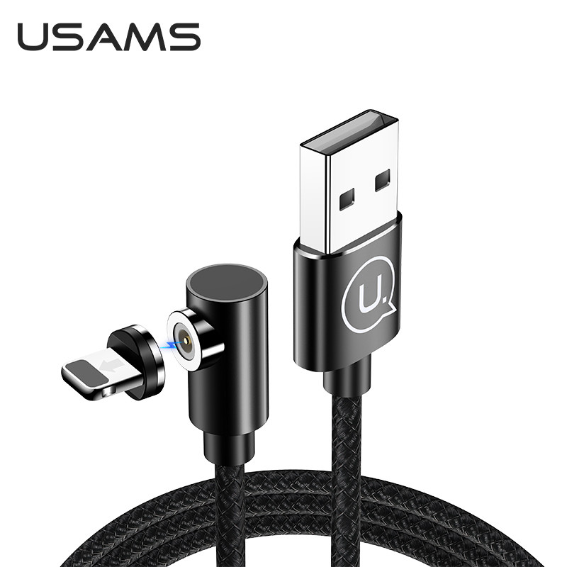 Кабель магнитный угловой для зарядки телефона USAMS U54 US-SJ444 Lightning Apple 100см |2A| Черный
Кабель магнитный угловой для зарядки телефона USAMS U54 US-SJ444 Lightning Apple 100см |2A| Черный