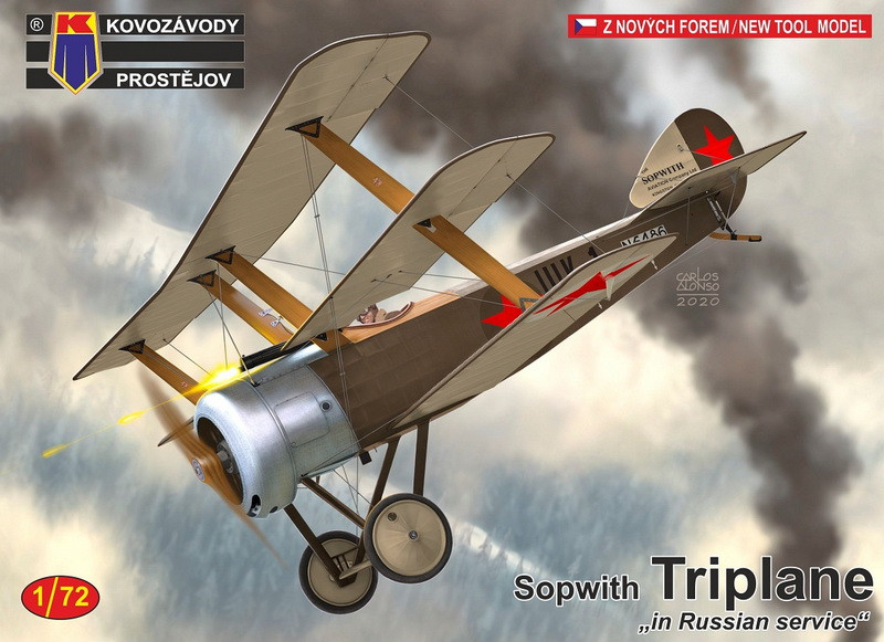 Пластикова модель 1/72 Kovozavody Prostejov 0182 Британський винищувач Sopwith Triplane “Russian”
Пластикова модель 1/72 Kovozavody Prostejov 0182 Британський винищувач Sopwith Triplane “Russian”