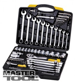 MasterTool Набор ключей и насадок торцевых PROFI CrV 1/4” - 1/2”, трещотка 72Т, 77 шт, кейс, 78-5077
MasterTool Набор ключей и насадок торцевых PROFI CrV 1/4” - 1/2”, трещотка 72Т, 77 шт, кейс, 78-5077
