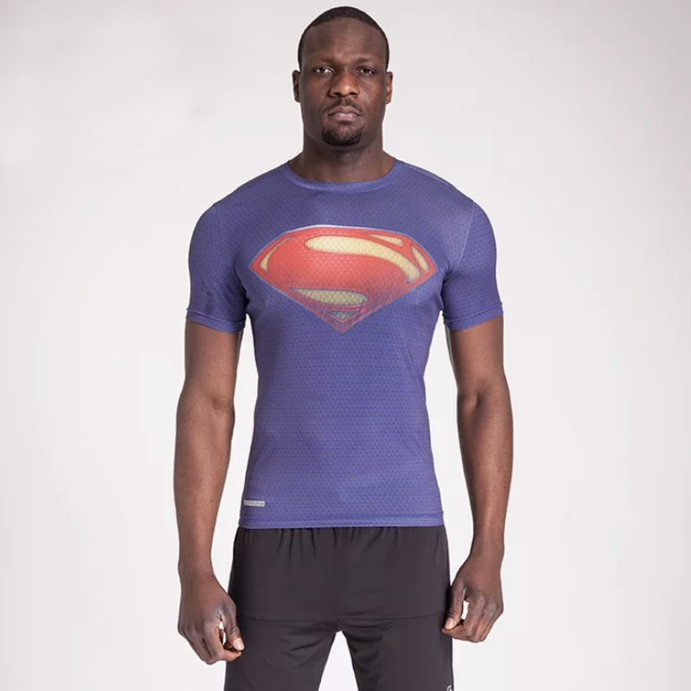 Мужская спортивная компрессионная футболка Superman (Супемэн), Marvel, разные размеры в наличии! M, Синий
Мужская спортивная компрессионная футболка Superman (Супемэн), Marvel, разные размеры в наличии! M, Синий