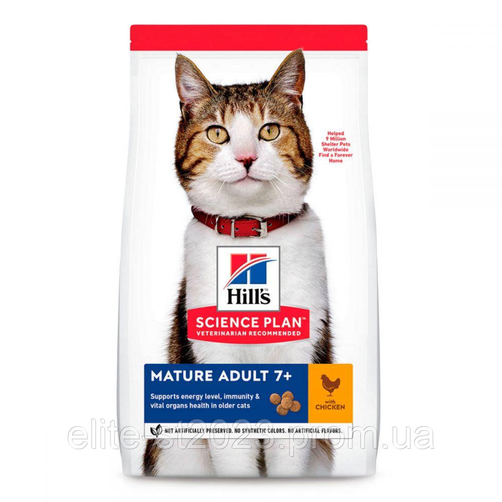 Hills Science Plan Feline Mature Adult 7+ Chicken Сухой корм для пожилых кошек с курицей / 10 кг
Hills Science Plan Feline Mature Adult 7+ Chicken Сухой корм для пожилых кошек с курицей / 10 кг