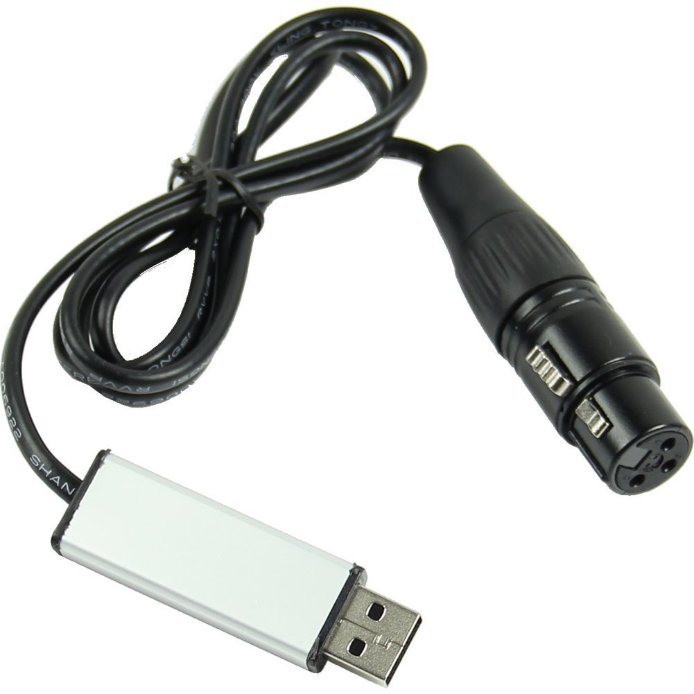 Кабель переходник USB - DMX, DMX512 контроллер