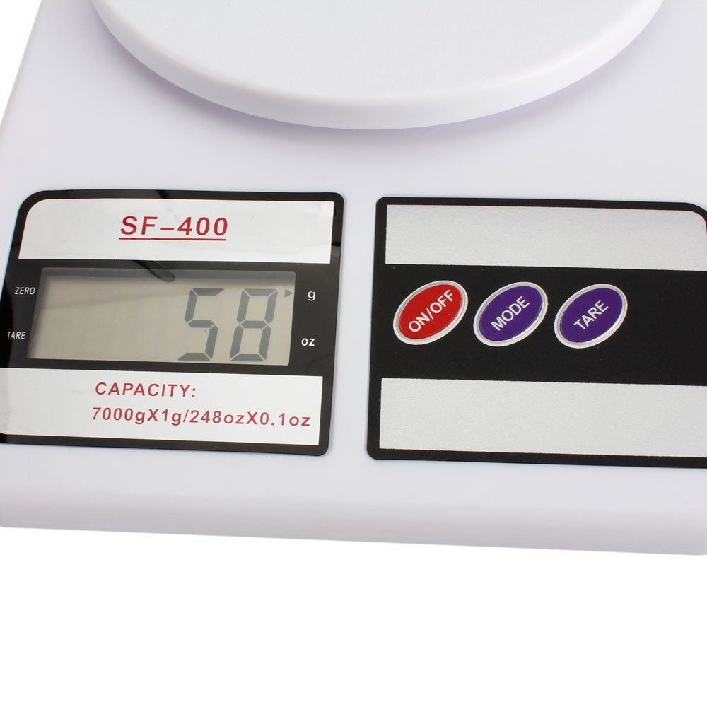 Электронные кухонные весы 7кг; точность 1г; SF-400