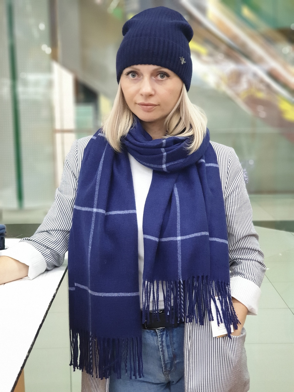 КОМПЛЕКТ женский M&JJ ДЖОННИ Темно-синий (шапка 9412 + шарф 8573), Синий: темно-синий
КОМПЛЕКТ женский M&JJ ДЖОННИ Темно-синий (шапка 9412 + шарф 8573), Синий: темно-синий