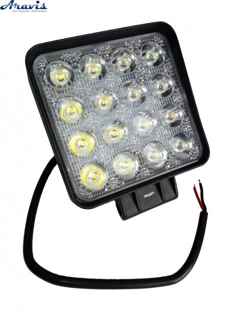 Дополнительные светодиодные фары LED Лидер 29-48W 48W квадратные дальний IP68, Черный
Дополнительные светодиодные фары LED Лидер 29-48W 48W квадратные дальний IP68, Черный