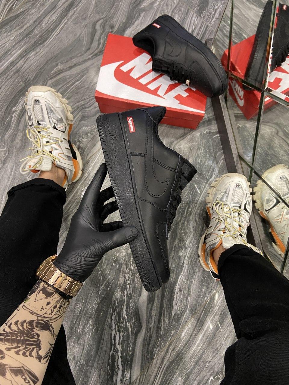 Мужские кроссовки Nike Air Force 1 Black Supreme / Найк Аир Форс 1 Черные Суприм 41, Черный
Мужские кроссовки Nike Air Force 1 Black Supreme / Найк Аир Форс 1 Черные Суприм 41, Черный