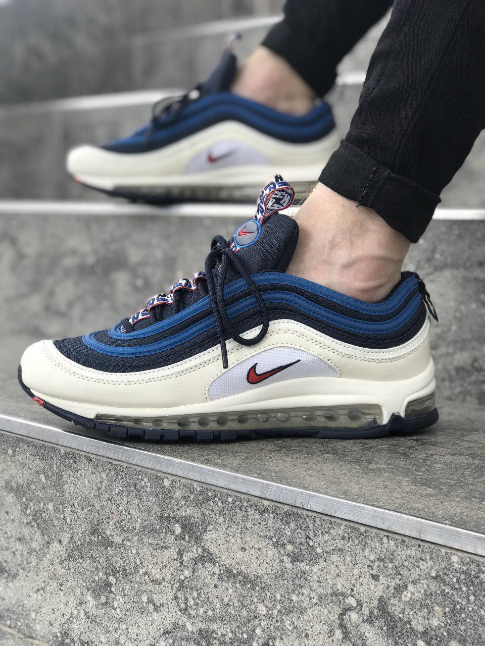 Мужские кроссовки Nike Air Max 97 White Blue Black / Найк Аир Макс 97 Белые Синие Черные 43, Разные цвета
Мужские кроссовки Nike Air Max 97 White Blue Black / Найк Аир Макс 97 Белые Синие Черные 43, Разные цвета