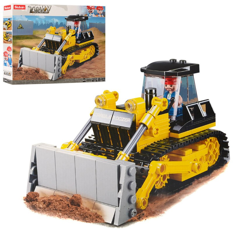 Конструктор SLUBAN M38-B0802 (32шт) бульдозер14,5см, фигурка, 231дет, в кор-ке, 28,5-24-5,5см
Конструктор SLUBAN M38-B0802 (32шт) бульдозер14,5см, фигурка, 231дет, в кор-ке, 28,5-24-5,5см