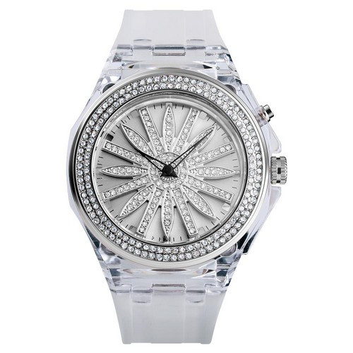 Часы женские с вращающимся циферблатом и цветной подсветкой Skmei 1536 White-Silver
Часы женские с вращающимся циферблатом и цветной подсветкой Skmei 1536 White-Silver