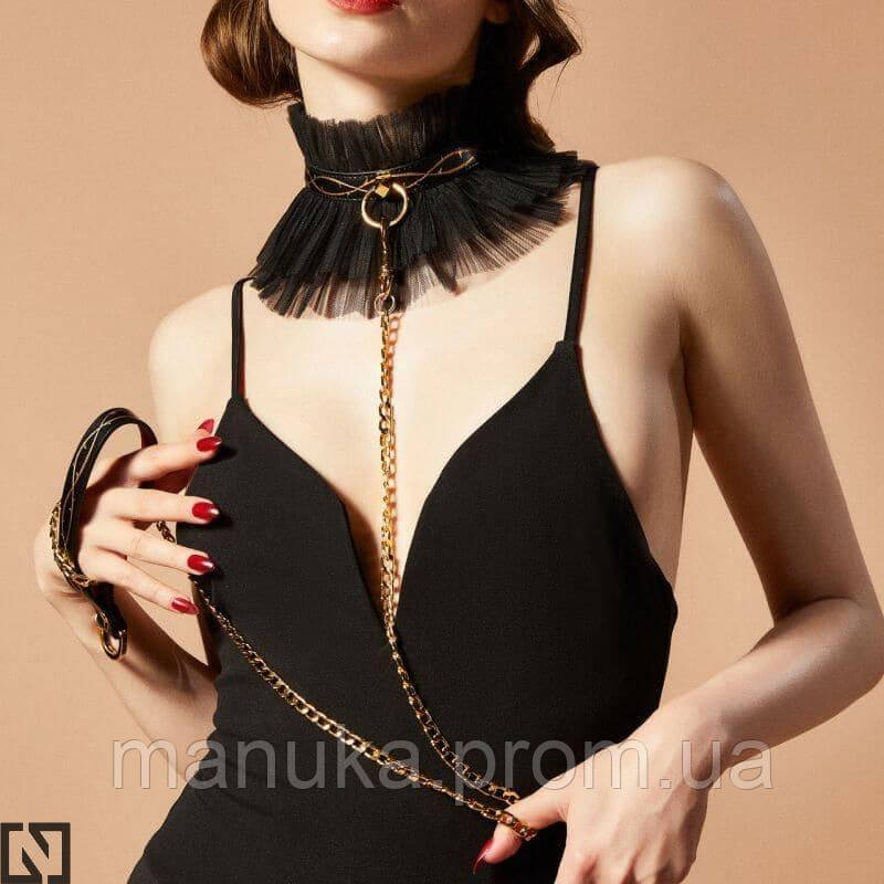 Эротический кожаный ошейник с поводком. Zalo & Upko Doll Designer Collection, Черный
Эротический кожаный ошейник с поводком. Zalo & Upko Doll Designer Collection, Черный
