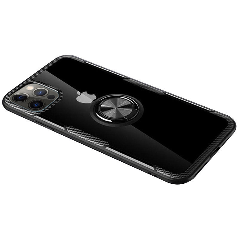 Ударопрочный чехол Deen CrystalRing под магнитный держатель для Apple iPhone 12 Pro Max (6.7") Бесцветный / Черный
Ударопрочный чехол Deen CrystalRing под магнитный держатель для Apple iPhone 12 Pro Max (6.7") Бесцветный / Черный