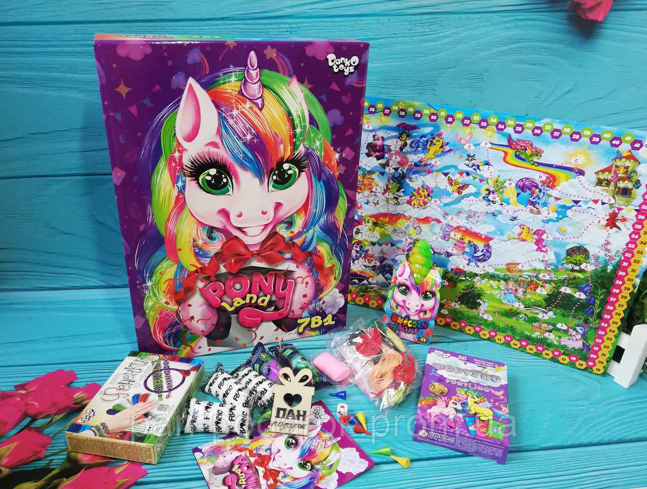 Новинка! 7в1 Увлекательный набор для творчества для девчонок от Danko Toys Pony Land
Новинка! 7в1 Увлекательный набор для творчества для девчонок от Danko Toys Pony Land