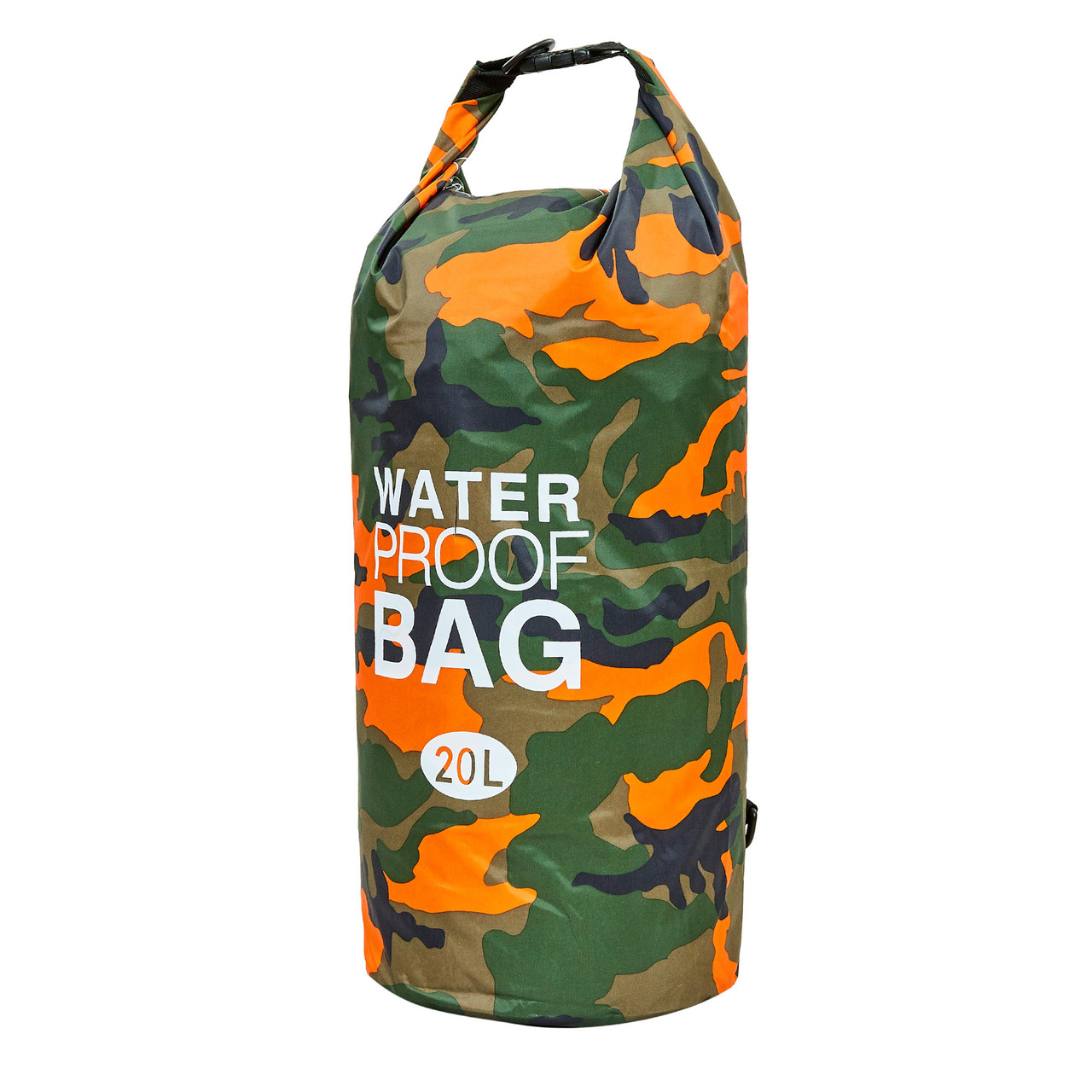 Водонепроницаемый гермомешок с плечевым ремнем Waterproof Bag 20л (PVC,) (Камуфляж оранжевый)
Водонепроницаемый гермомешок с плечевым ремнем Waterproof Bag 20л (PVC,) (Камуфляж оранжевый)