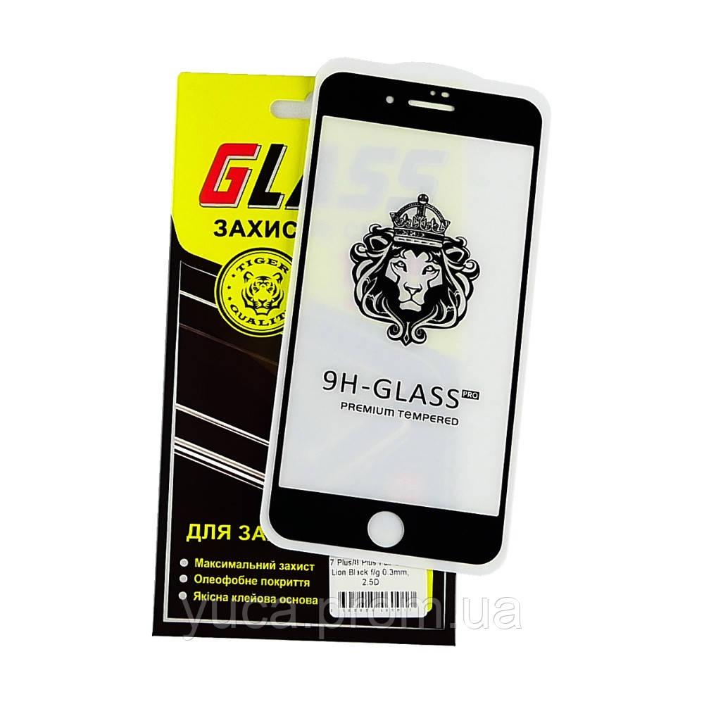 Защитное стекло для Apple iPhone 7 Plus/8 Plus Full Glue Lion (0.3 мм, 2.5D, чёрное, Черный
Защитное стекло для Apple iPhone 7 Plus/8 Plus Full Glue Lion (0.3 мм, 2.5D, чёрное, Черный