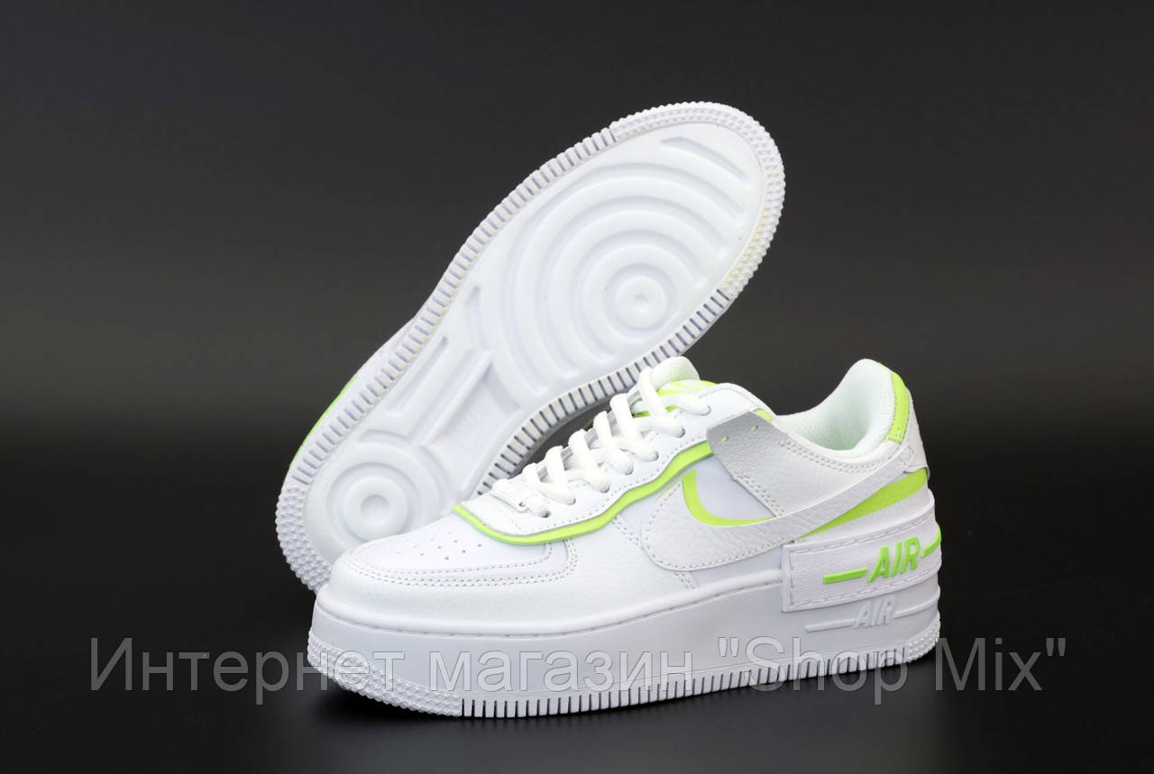 Кроссовки женские Nike Air Force в стиле Найк Аир Форсе, натуральная кожа код KD-12207. Белые с салатовым 39, Белый
Кроссовки женские Nike Air Force в стиле Найк Аир Форсе, натуральная кожа код KD-12207. Белые с салатовым 39, Белый