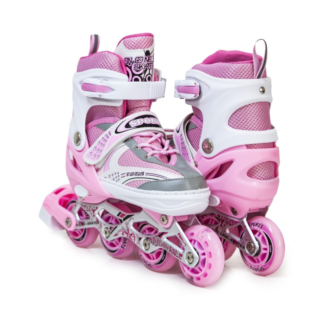 Детские раздвижные ролики Happy Pink размер 34-37 с подсветкой переднего колеса, Розовый
Детские раздвижные ролики Happy Pink размер 34-37 с подсветкой переднего колеса, Розовый
