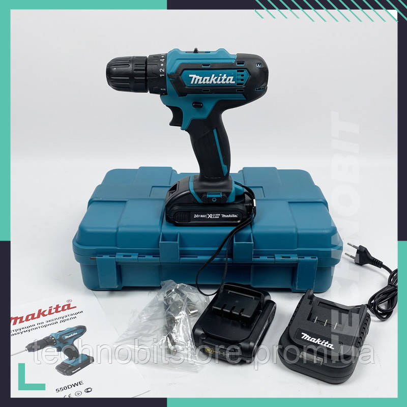 Шуруповерт Makita 550 DWE | 24V 5A/h Li-Ion | Аккумуляторный шуруповёрт Макита, дрель шуруповерт
Шуруповерт Makita 550 DWE | 24V 5A/h Li-Ion | Аккумуляторный шуруповёрт Макита, дрель шуруповерт