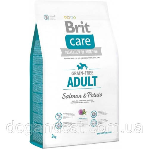 Сухой корм Brit Care (Брит Кеа) Grain Free Adult Salmon & Potato для собак мелких и средних пород 3 кг
Сухой корм Brit Care (Брит Кеа) Grain Free Adult Salmon & Potato для собак мелких и средних пород 3 кг