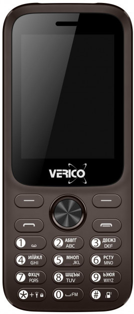 Кнопочный мобильный телефон Verico Carbon M242 Brown бюджетный телефон недорого дешево
Кнопочный мобильный телефон Verico Carbon M242 Brown бюджетный телефон недорого дешево