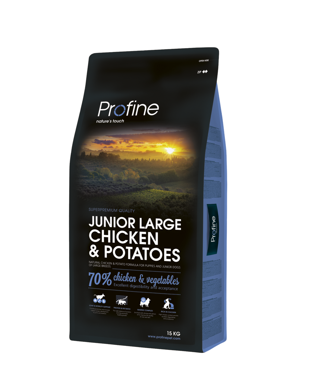 Profine Junior Large Breed Chicken & Potatoes, для щенков и молодых собак крупных пород, курица и картофель, 15 кг
Profine Junior Large Breed Chicken & Potatoes, для щенков и молодых собак крупных пород, курица и картофель, 15 кг