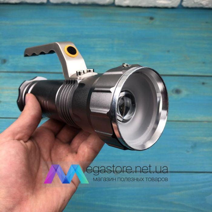 Мощный ручной светодиодный аккумуляторный фонарь прожектор лед led фонарик на аккумулятор для кемпинга рыбалки, Светло-серый
Мощный ручной светодиодный аккумуляторный фонарь прожектор лед led фонарик на аккумулятор для кемпинга рыбалки, Светло-серый