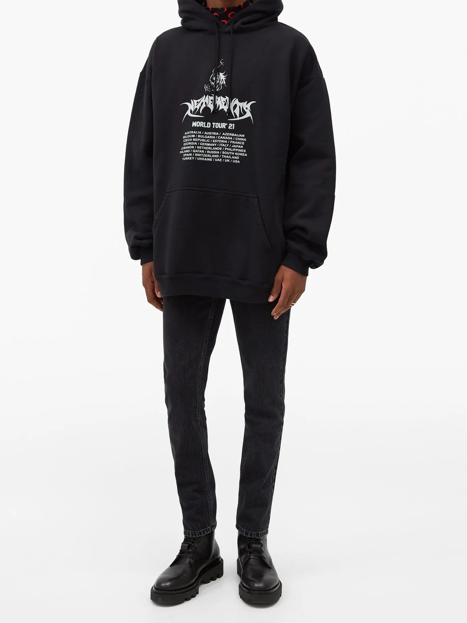 Толстовка черная Vetements World Tour | Худи Vetemens | Кенгуру Ветеменс XXL, 54, Зима, Разные цвета
Толстовка черная Vetements World Tour | Худи Vetemens | Кенгуру Ветеменс XXL, 54, Зима, Разные цвета