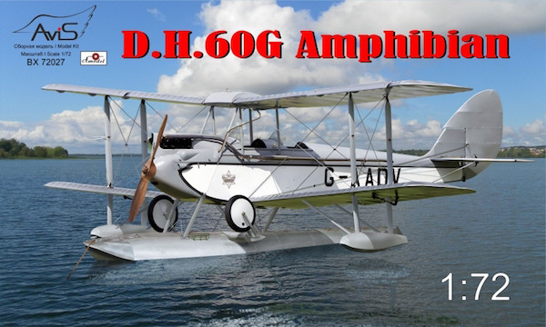 Пластикова модель 1/72 AVIS 72027 Британський двомісний біплан de Havilland DH-60G Amphibian
Пластикова модель 1/72 AVIS 72027 Британський двомісний біплан de Havilland DH-60G Amphibian