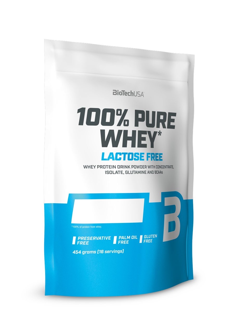 Сывороточный протеин концентрат BioTech 100% Pure Whey Lactose Free (454 г) биотеч пур вей шоколад
Сывороточный протеин концентрат BioTech 100% Pure Whey Lactose Free (454 г) биотеч пур вей шоколад