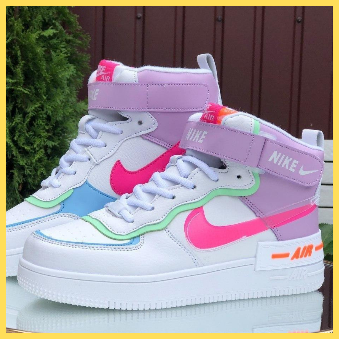 Женские зимние кроссовки Nike Air Force 1 High Shadow White Purple Pink с мехом (Белый Фиолетовый Розовый)
Женские зимние кроссовки Nike Air Force 1 High Shadow White Purple Pink с мехом (Белый Фиолетовый Розовый)