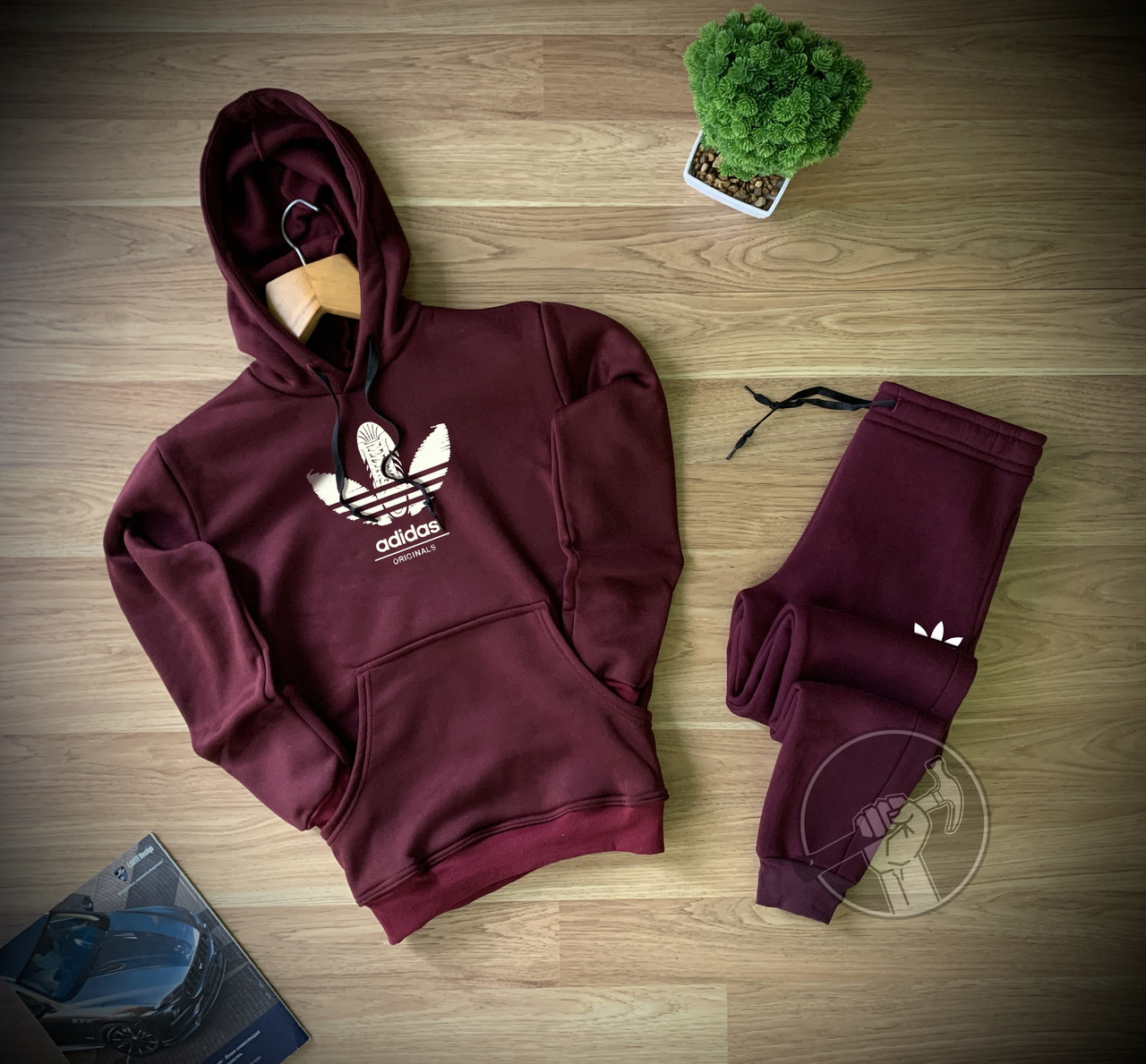 Спортивный костюм теплый мужской Adidas Originals до 25*С зимний бордовый | Комплект на флисе ЛЮКС качества
Спортивный костюм теплый мужской Adidas Originals до 25*С зимний бордовый | Комплект на флисе ЛЮКС качества