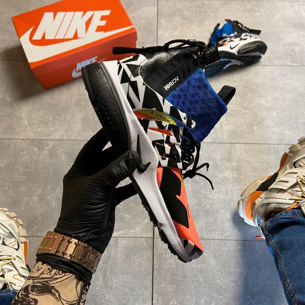 Мужские кроссовки Acronym x Nike Air Presto Mid "Racer Pink" / Акроним х Найк Аир Престо Мид "Розовый гонщик", Разные цвета
Мужские кроссовки Acronym x Nike Air Presto Mid "Racer Pink" / Акроним х Найк Аир Престо Мид "Розовый гонщик", Разные цвета