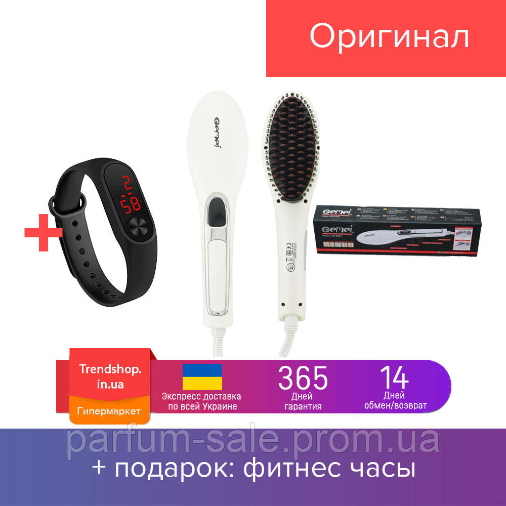 Керамическая электрорасчёска для волос | профессиональная электрическая расческа для волос Gemei GM-2993 PS
Керамическая электрорасчёска для волос | профессиональная электрическая расческа для волос Gemei GM-2993 PS