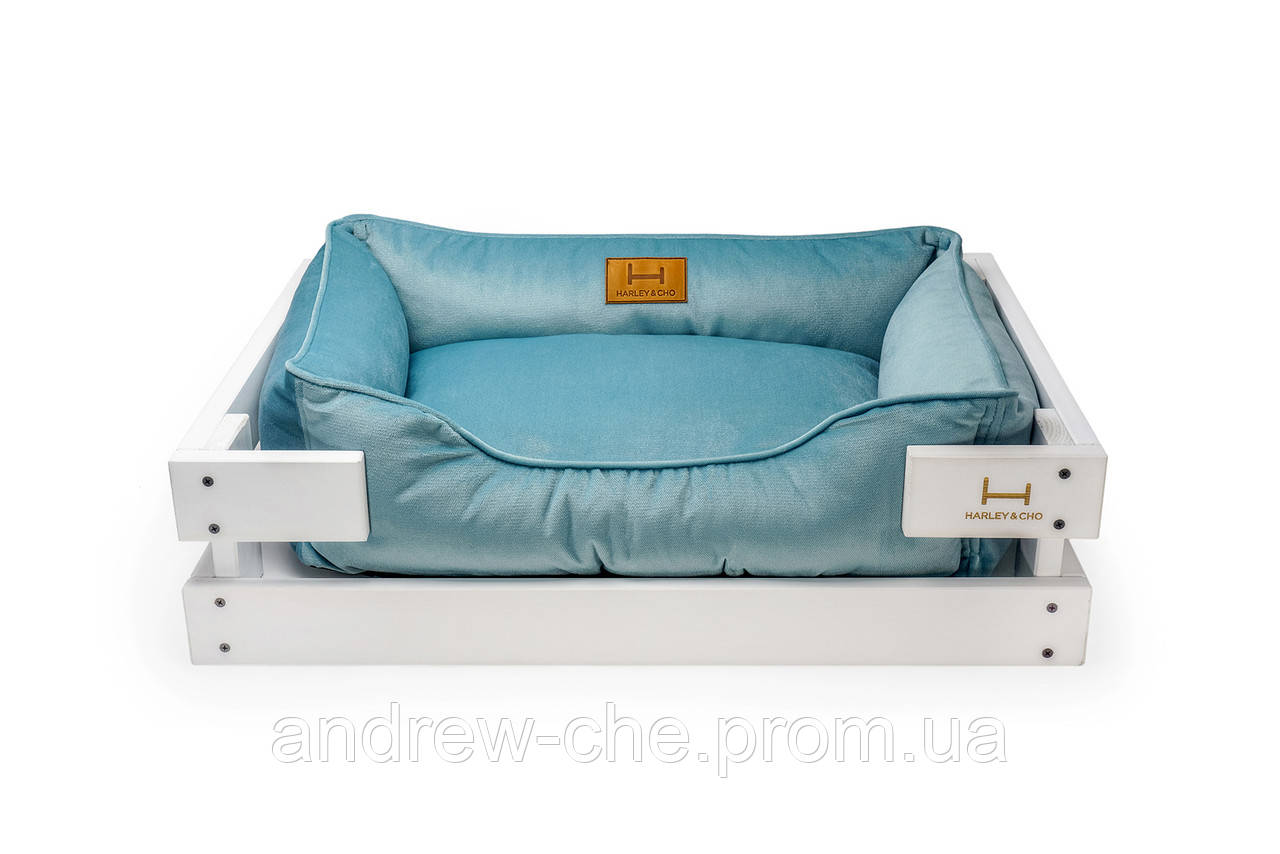 Лежак c каркасом для собак Harley and Cho Dreamer White + Blue Velvet 3100286, 70*50 см
Лежак c каркасом для собак Harley and Cho Dreamer White + Blue Velvet 3100286, 70*50 см