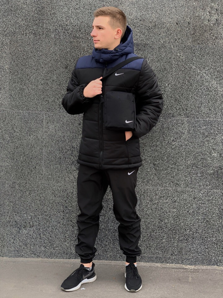 Куртка мужская Зимняя Nike + утепленные штаны найк . Комплект спортивный + Барсетка и перчатки в Подарок.
Куртка мужская Зимняя Nike + утепленные штаны найк . Комплект спортивный + Барсетка и перчатки в Подарок.