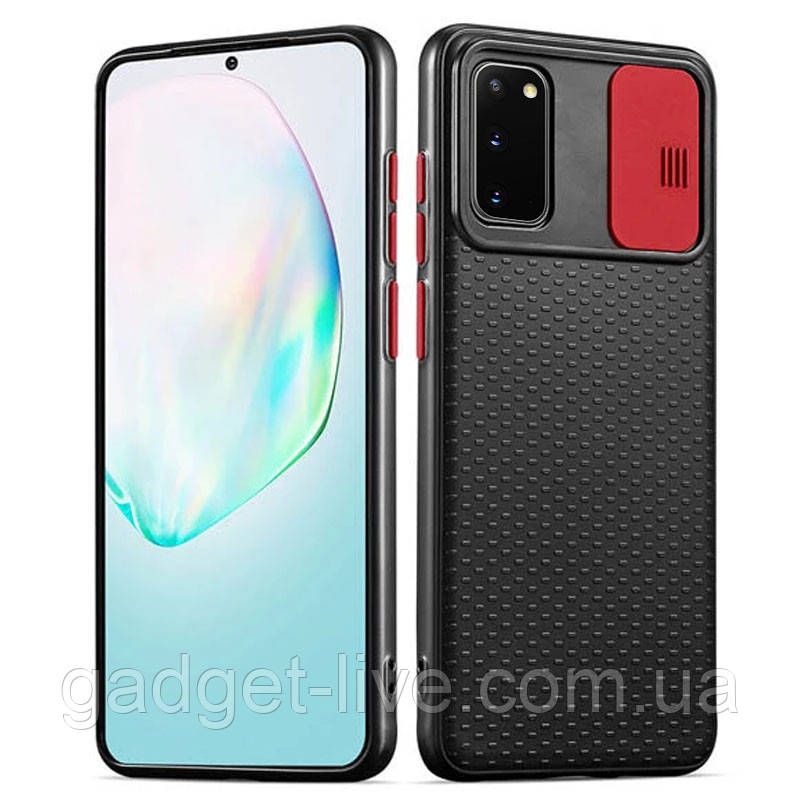 Чехол Camshield Black TPU со шторкой защищающей камеру для Samsung Galaxy S20, Черный / красный
Чехол Camshield Black TPU со шторкой защищающей камеру для Samsung Galaxy S20, Черный / красный