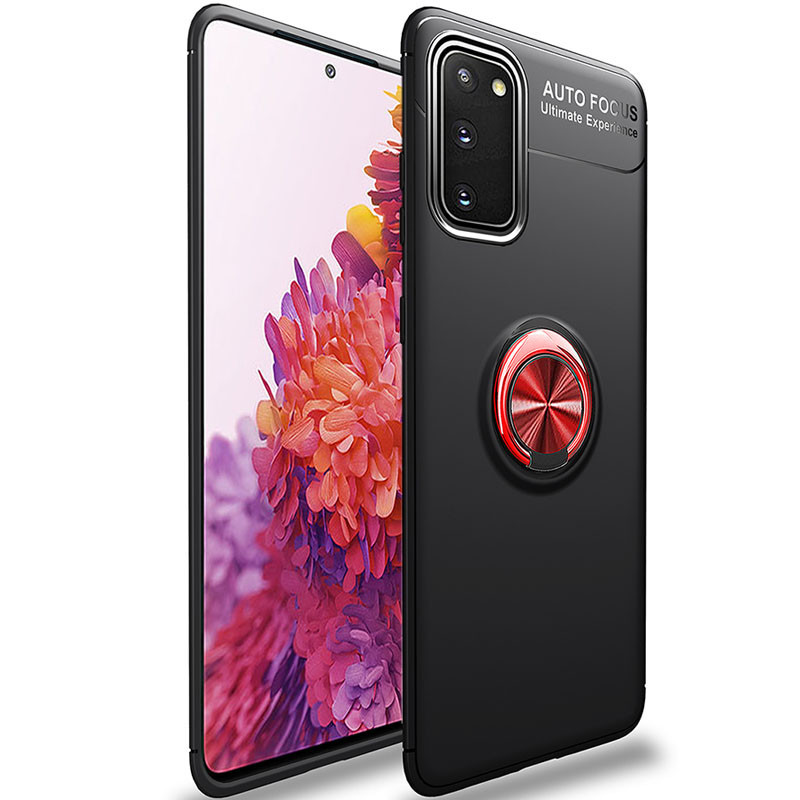 TPU чехол Deen ColorRing под магнитный держатель (opp) для Samsung Galaxy S20 FE, Черный / красный
TPU чехол Deen ColorRing под магнитный держатель (opp) для Samsung Galaxy S20 FE, Черный / красный