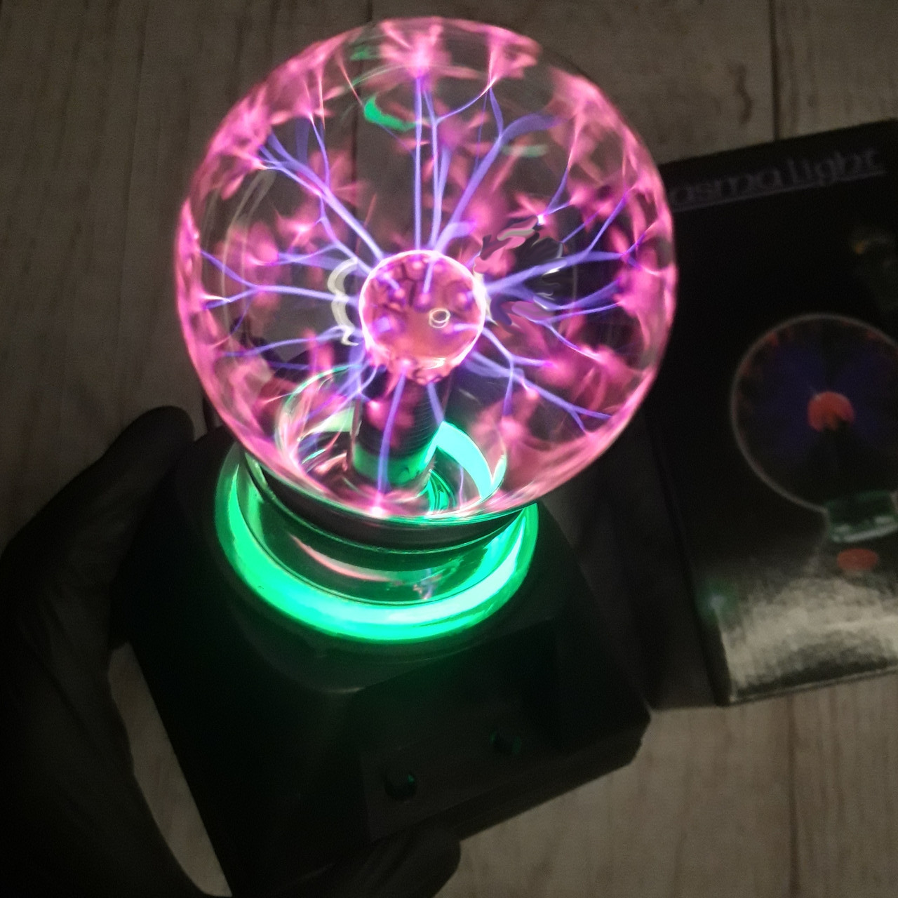 Плазменный шар с молниями 10см Тесла / ночник Magic Flash Ball Tesla / магическая лампа (Живые фото), Черный
Плазменный шар с молниями 10см Тесла / ночник Magic Flash Ball Tesla / магическая лампа (Живые фото), Черный