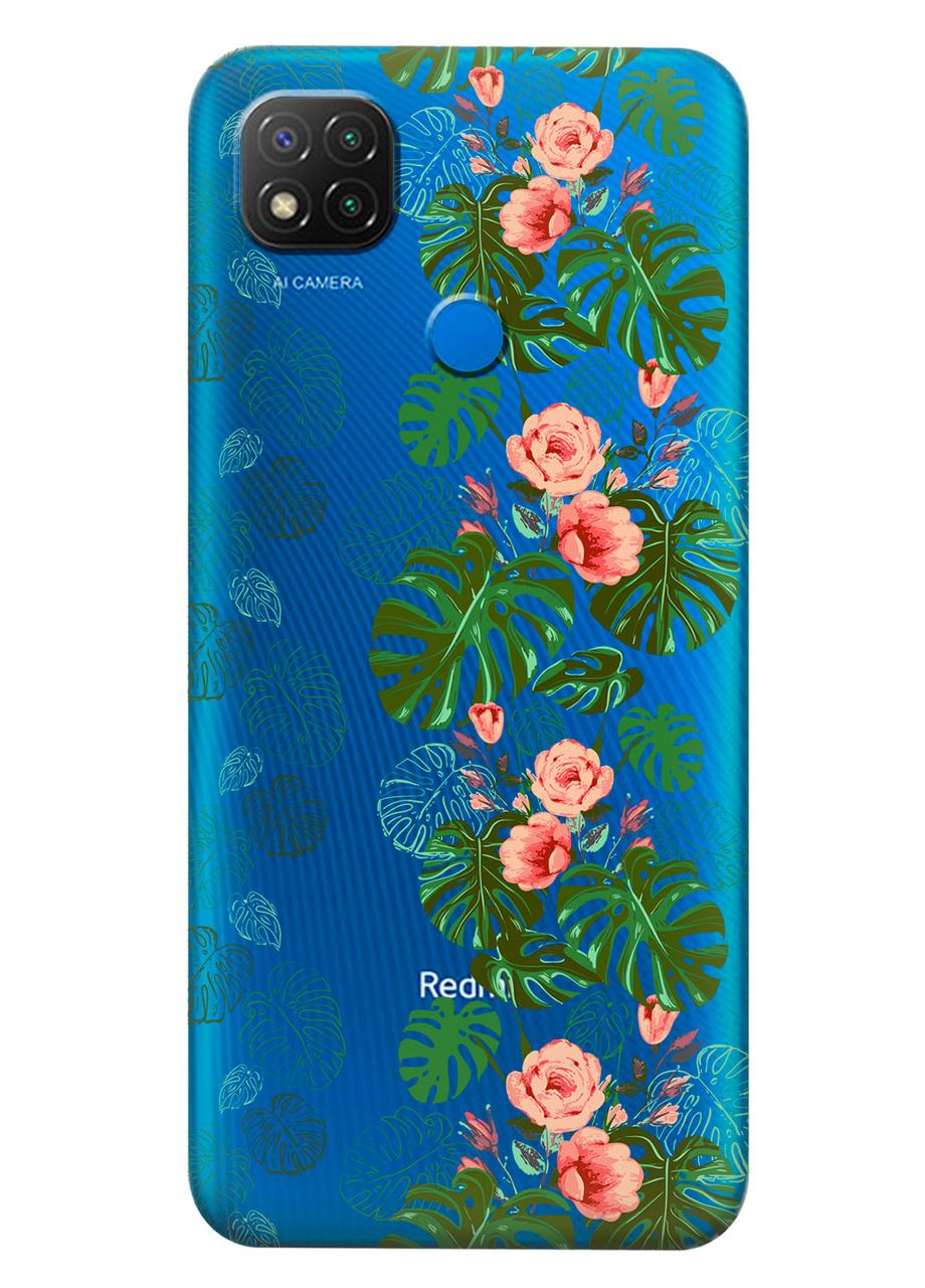 Прозрачный силиконовый чехол iSwag для Xiaomi Redmi 9C с рисунком - Тропические листья (KS5794
Прозрачный силиконовый чехол iSwag для Xiaomi Redmi 9C с рисунком - Тропические листья (KS5794