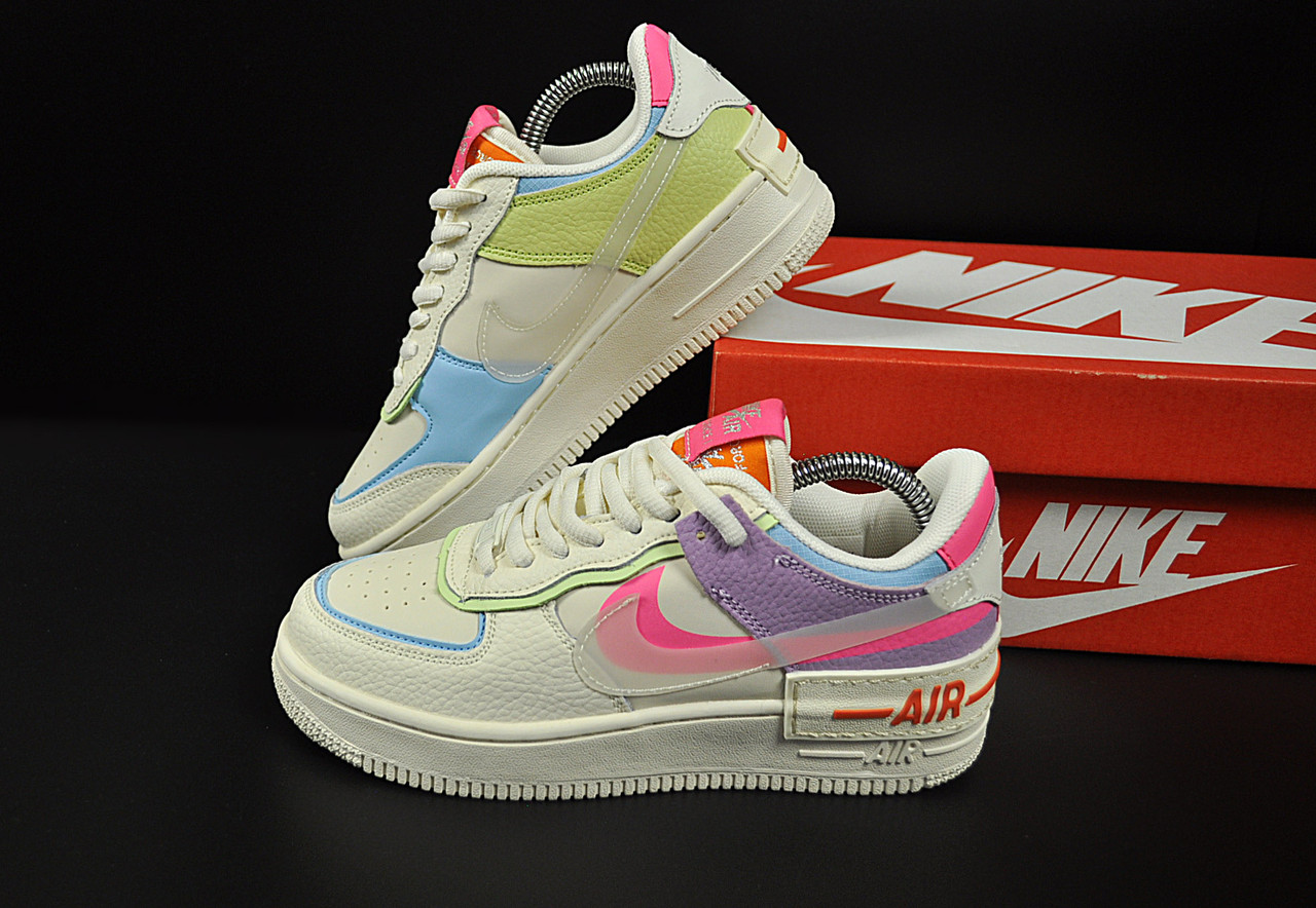 Кроссовки женские Nike Air Force 1 Shadow мультиколор, Найк Аир Форс, натуральная кожа, код KR-20835, Разные цвета
Кроссовки женские Nike Air Force 1 Shadow мультиколор, Найк Аир Форс, натуральная кожа, код KR-20835, Разные цвета