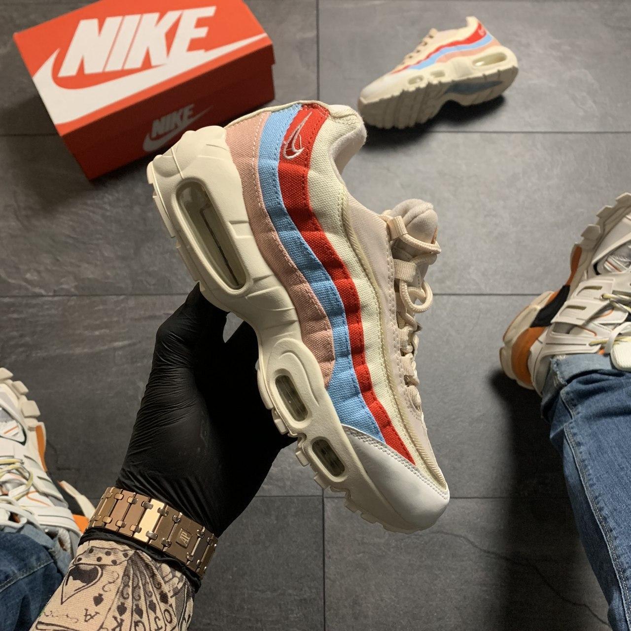 Женские кроссовки Nike Air Max 95 Beige Red Blue / Найк Аир Макс 95 Бежевые Красные Синие, Бежевый
Женские кроссовки Nike Air Max 95 Beige Red Blue / Найк Аир Макс 95 Бежевые Красные Синие, Бежевый