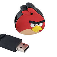 Флеш накопитель 8GB, USB 2.0, фигурка Angry Birds (плоская)