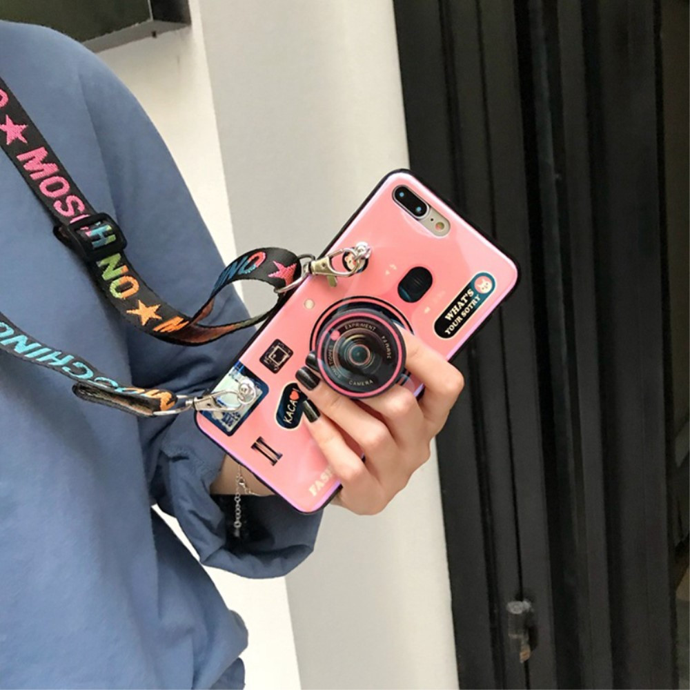 Чехол для iPhone 11 Pro Max силиконовый Ретро фотик, с попсокетом и ремешком, Розовый
Чехол для iPhone 11 Pro Max силиконовый Ретро фотик, с попсокетом и ремешком, Розовый