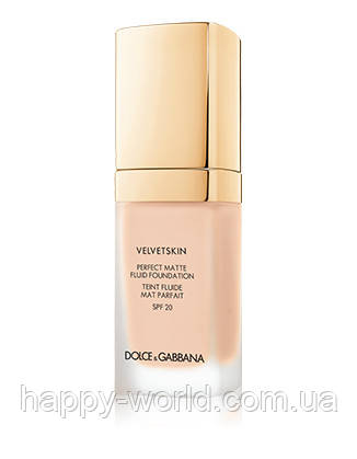 Тональная крем Dolce&Gabbana Velvetskin Perfect Matte Fluid Foundation SPF20 78 Beige
Тональная крем Dolce&Gabbana Velvetskin Perfect Matte Fluid Foundation SPF20 78 Beige